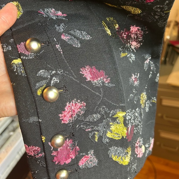 Club Monaco jacquard floral-print pant - Picture 4 of 7